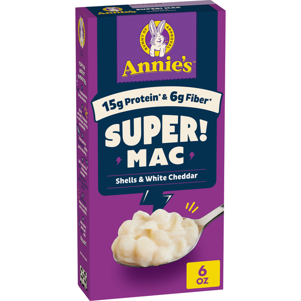 Annie's Super! Mac Shells and White Cheddar Macaroni And Cheese