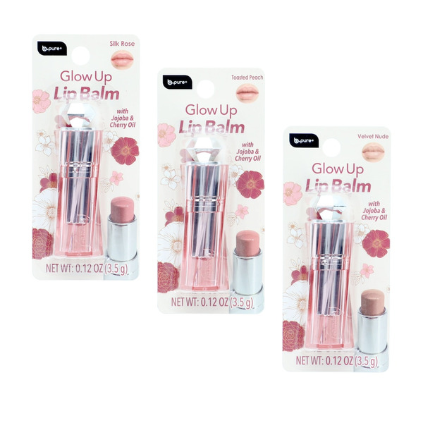 B.pure Glow Up Lip Balm Sheer Pink Same-Day Delivery | Dollar Tree