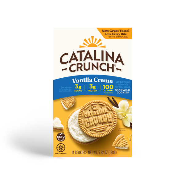 Catalina Crunch Vanilla Creme Sandwich Cookies Same-Day Delivery