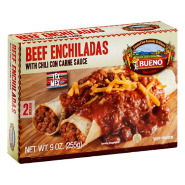 Bueno Foods Enchiladas, Beef, Tex Mex Style