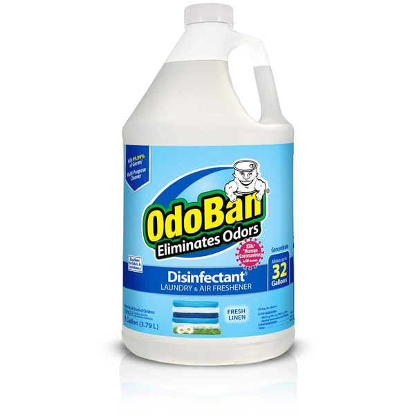 Odoban 1 Gal. Fresh Linen Disinfectant And Odor Eliminator, Fabric Freshener, Mold Control, Multi-purpose Cleaner Concentrate