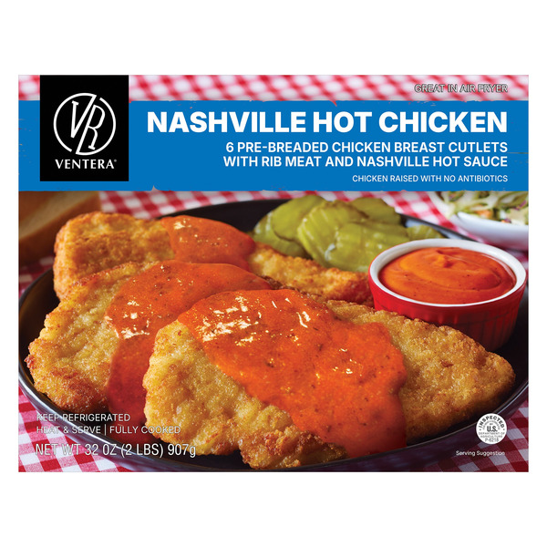 Ventera Nashville Hot Chicken, 5.33 oz, 6-count