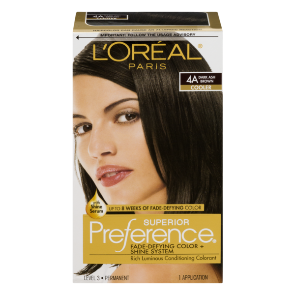 L Oreal Paris Superior Preference Permanent Hair Color 4a