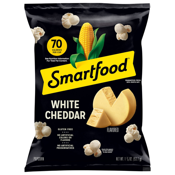 Smartfood Popcorn, White Cheddar