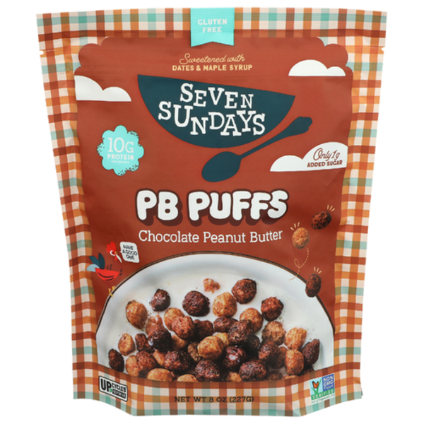 Seven Sundays Chocolate Peanut Butter PB Puffs Cereal