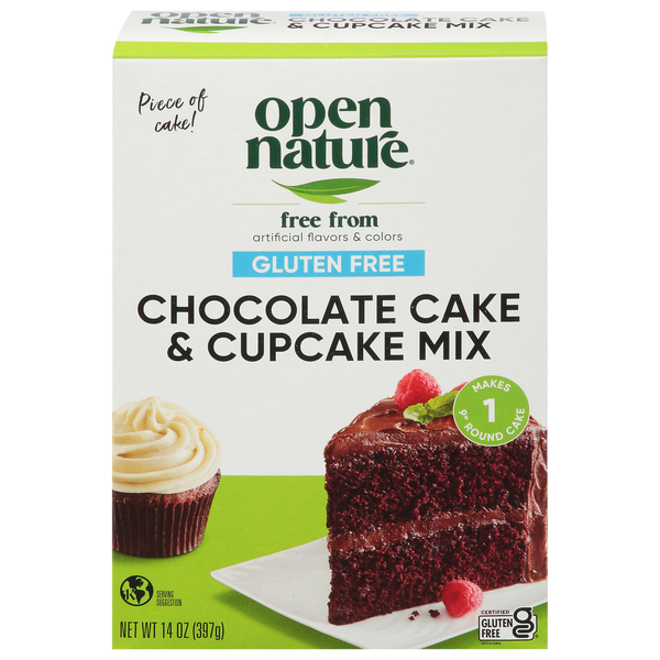 Open Nature Chocolate Cake & Cupcake Mix, Gluten Free