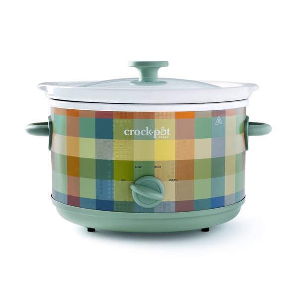 Crock-Pot Manual Slow Cooker & Roaster - Plaid