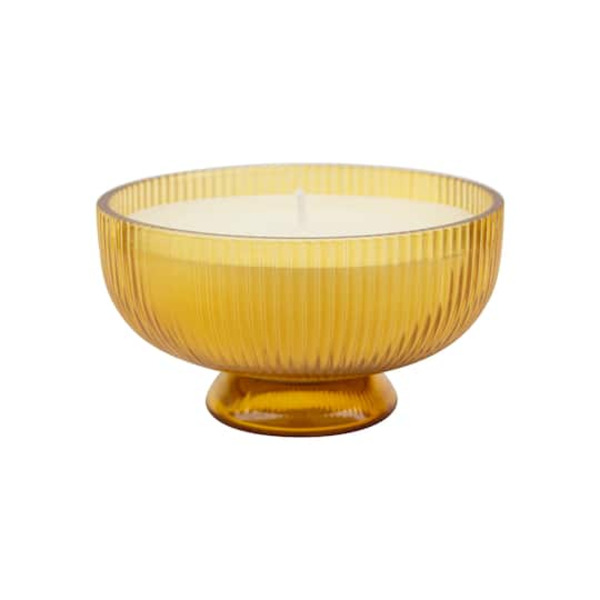 Ashland Scented Candle in Ribbed Dish