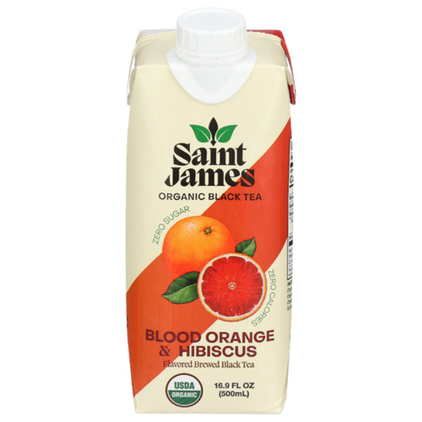 Saint James Iced Tea Blood Orange & Hibiscus Organic Black Tea