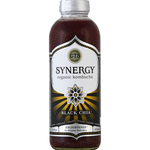 GT's Living Foods Kombucha, Organic, Black Chia Same-Day Delivery