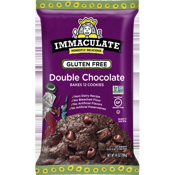 Immaculate Bakery Baking Fudge Brownie Cookie Dough Gluten Free Cookies