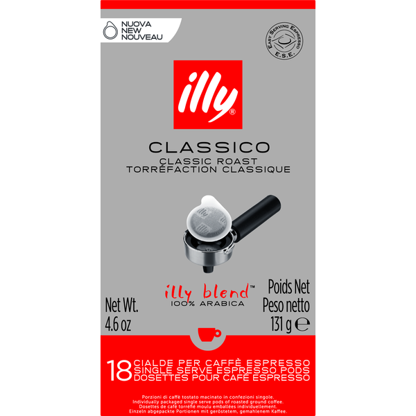 Illy Coffee, Classic Roast, Classico, Single Serve Pods (18 each