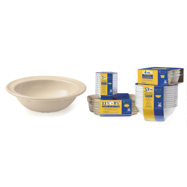 GET - SuperMel Fruit Bowl, Tan, 5 oz, 1 Dz