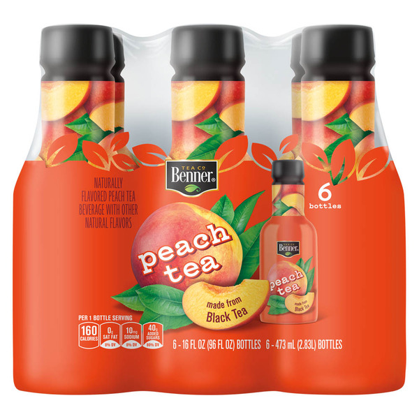 Benner Peach Tea 6pk