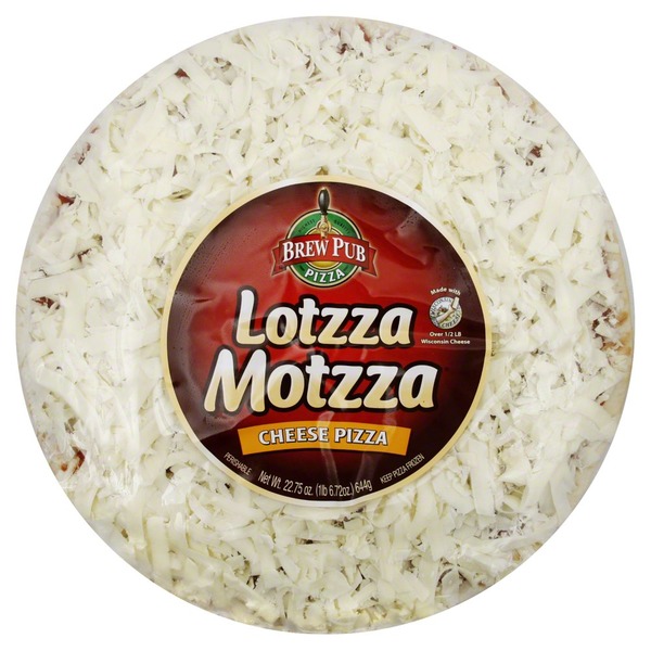 Brew Pub Pizza Lotzza Motzza, Pizza, Cheese, Shrink Wrapped (22.75 oz