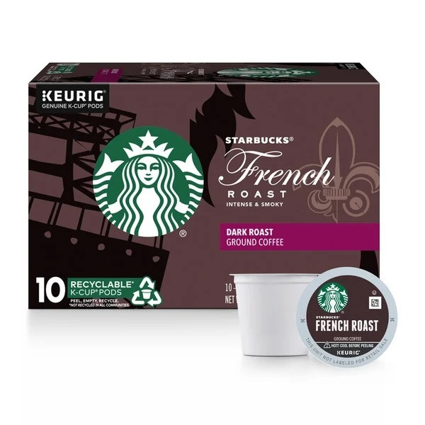 Starbucks French Dark Roast K-Cup Coffee Same-Day Delivery