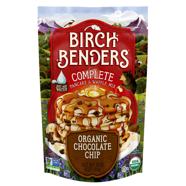  McCook Bend The Tree【SoftTouchPre】 Birch Benders Organic Chocolate Chip Pancake & Waffle Mix, 16oz