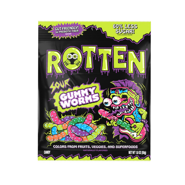 Rotten Sour Gummy Worms