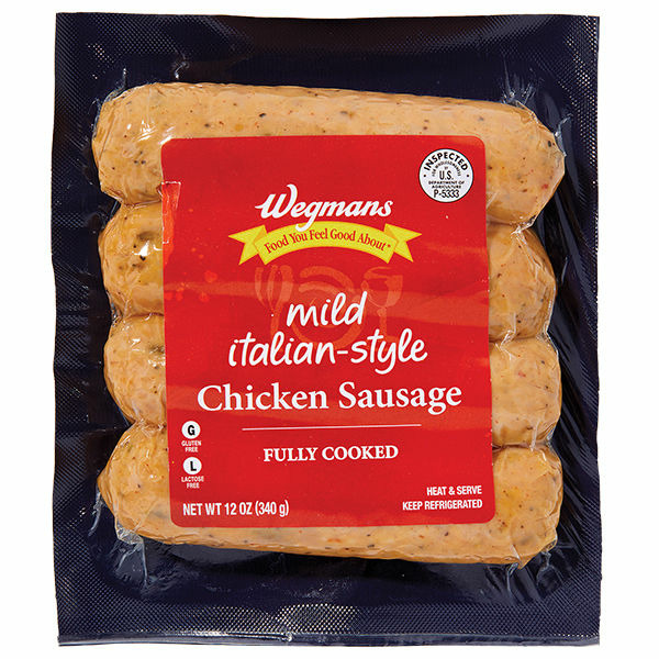 Wegmans Wegmans All Natural Fully Cooked Mild Italian Chicken