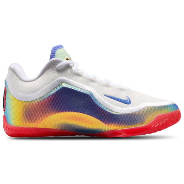 Nike Kids' Grade School LeBron XXIII 'Motor King' Basketball Shoes, Size 7, Medium/D Width - White/Multi-Color-Lt Crimson-Volt Tint
