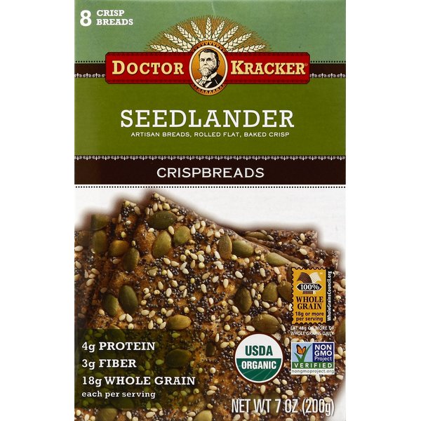 Dr.Kのスーパーフレーズ Doctor Kracker Seedlander Crispbreads Same-Day Delivery or Pickup