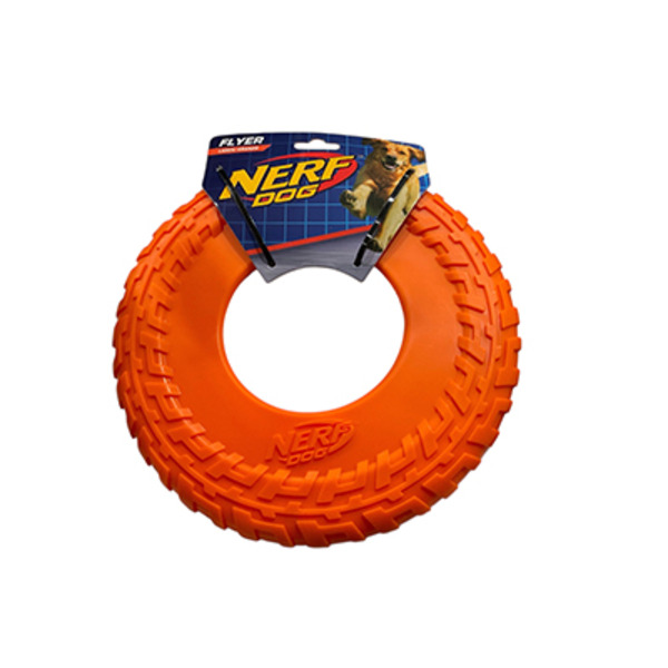 Nerf Rubber Tire Flyer Dog Toy