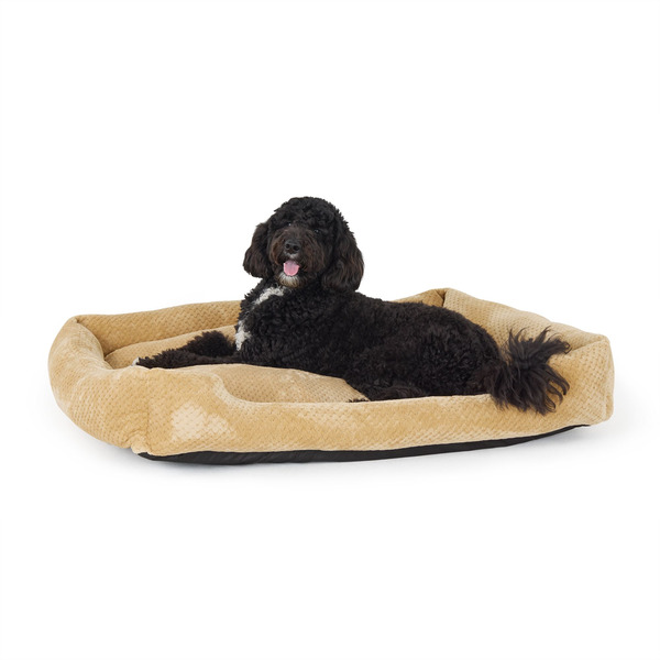 Top Paw Cozy Cuddler Dog Bed, X Large - Tan