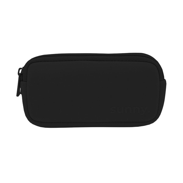 MYTAGALONGS Double Eyeglass Case, 3-3/4 x 1 x 7 in - Black