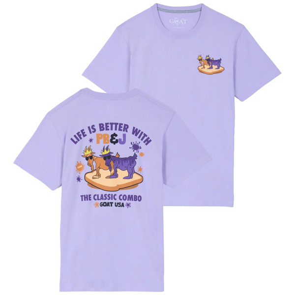 GOAT USA PB&J T Shirt, M - Lavender