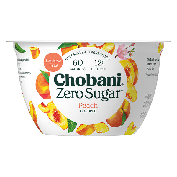 Chobani Zero Sugar Peach