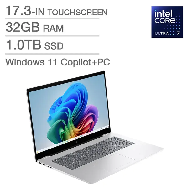 HP Intel Core Ultra 7 258V 32 GB RAM 1 TB Omnibook 7 Copilot+ PC Touchscreen Laptop