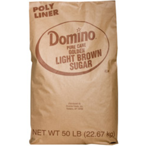 Domino Light Brown Sugar - 50 lbs