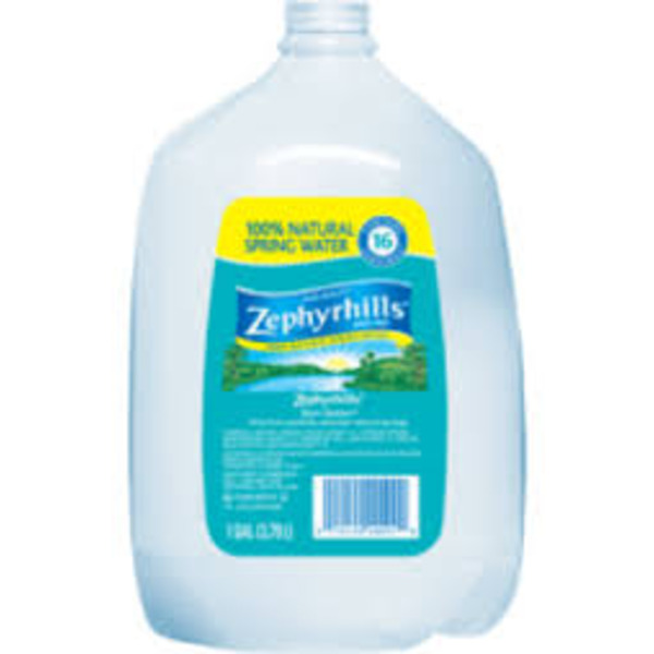 Zephyrhills - Natural Spring Water - 6/1 Gal