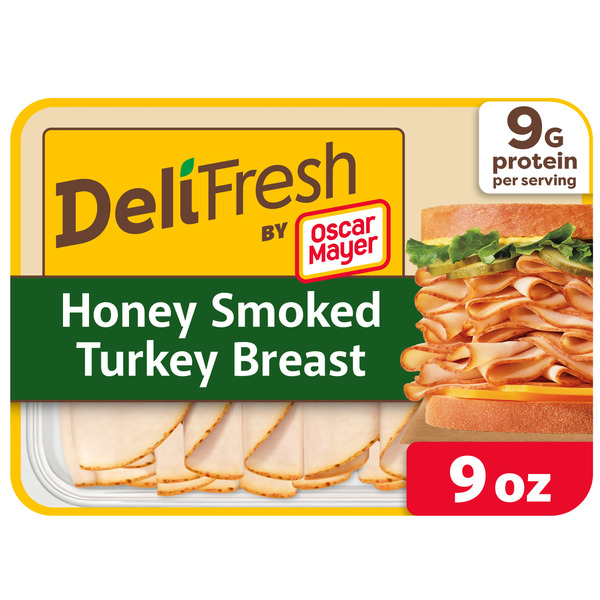 Oscar Mayer Deli Fresh Honey Smoked Turkey Breast Sliced Sandwich Lunch Meat