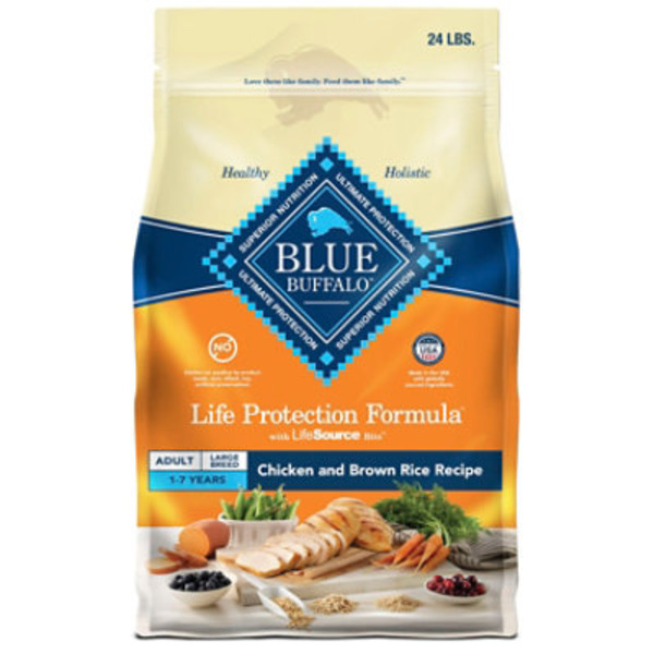 Blue Buffalo Life Protection Formula Natural Adult Large Breed Dry Dog Food, Chicken