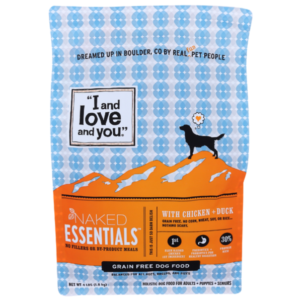 I And Love And You Chicken & Duck Naked Essentials Dog Food