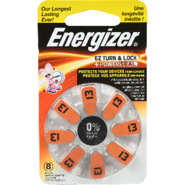 Energizer AZ13DP Coin Cell Hearing Aid Battery Same-Day Delivery