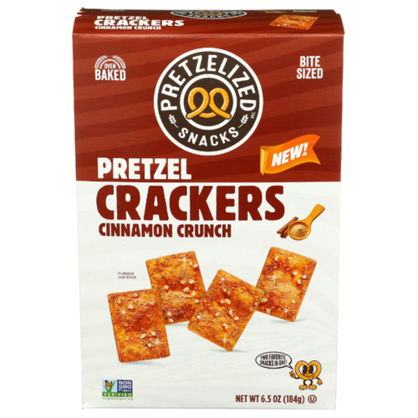Pretzelized Cinnamon Crunch Pretzel Crackers Same-Day Delivery or