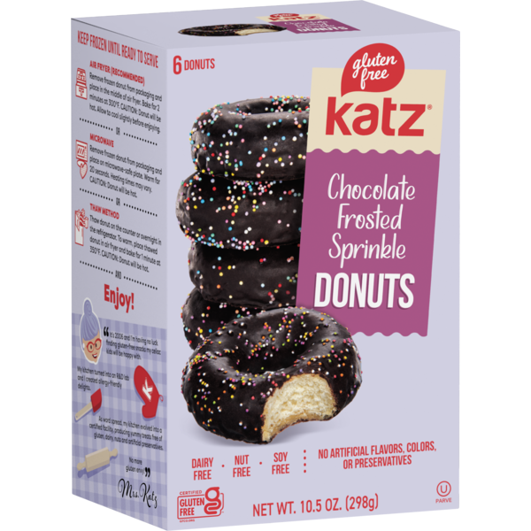 たこドーナツ Katz Chocolate Frosted Sprinkle Donuts Same-Day Delivery or Pickup