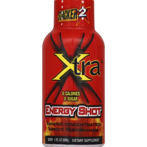 Stacker 2 Energy Shot, Berry (2 oz) Instacart