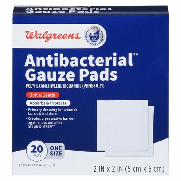 Walgreens Well Gauze Pads, Antibacterial SameDay Delivery Instacart