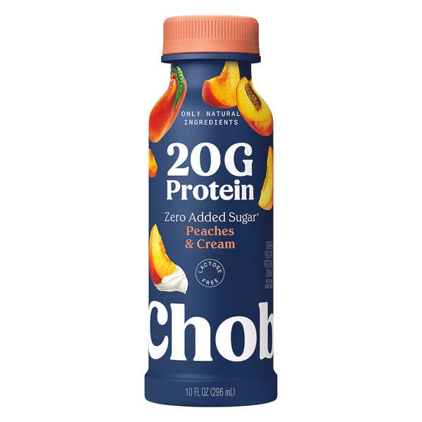 Chobani 20g Protein Peaches & Cream Greek Yogurt Drink Same-Day