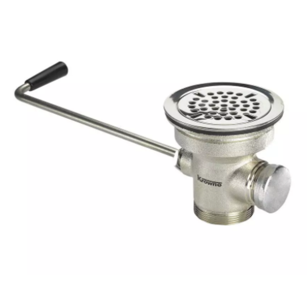 Krowne - 3.5" 22-204 Waste Drain Flow With Outlet Cap