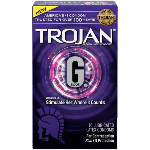 Trojan G. Spot Premium Lubricated Condoms - Count Same-Day Delivery or  Pickup