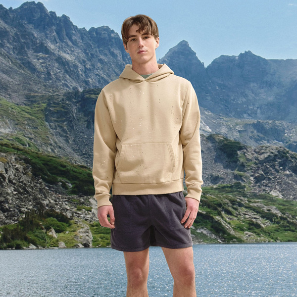 Alpine Design Men's Hike Hoodie, XL - Sandy Clay & Paint