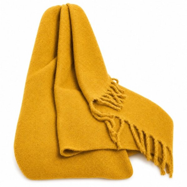 Ashland Soft Flannel Throw, 50 x 60 in - Yellow