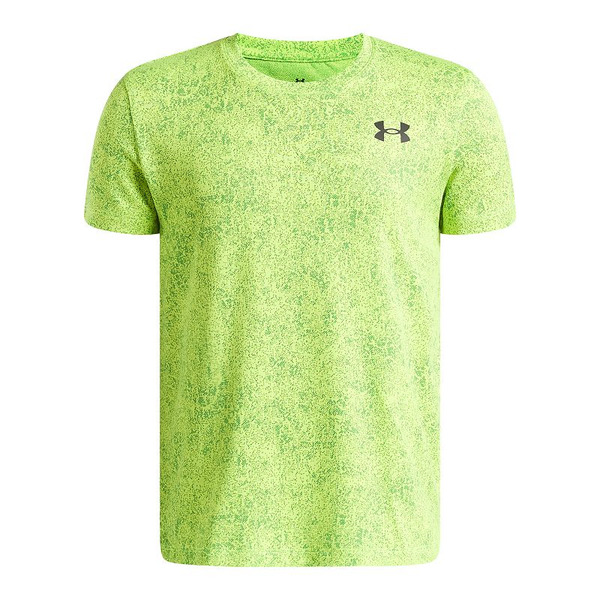 Under Armour Boys’ Tech Pixelate T-Shirt, M - Bright Green 01