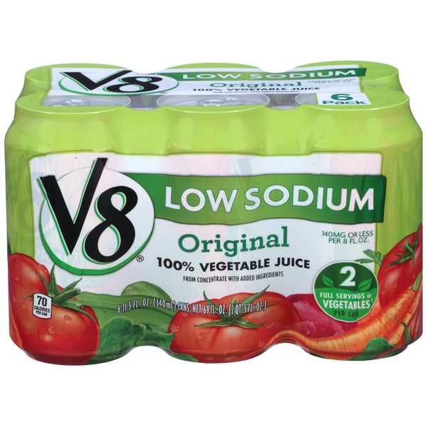 V8 Original Low Sodium 100 Vegetable Juice from JewelOsco Instacart