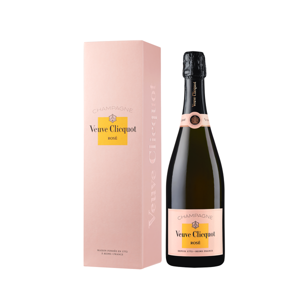 Veuve Clicquot Champagne Brut Rose W/ Eco Gift Box Same-Day