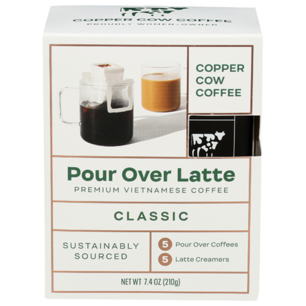 Copper Cow Coffee Vietnamese Pour Over Latte, Classic Same-Day